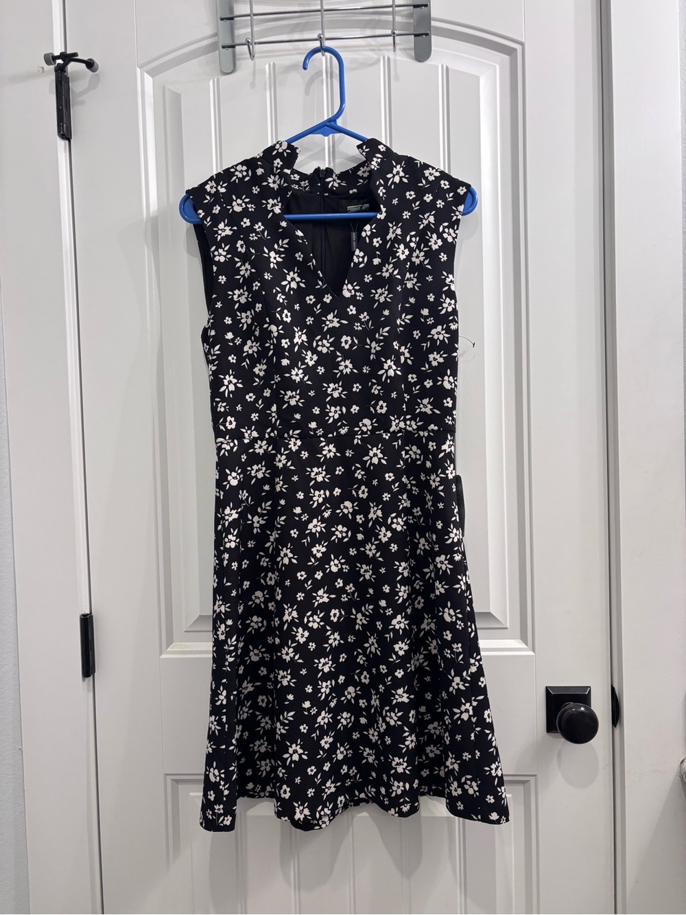 Alexia Admor Black & White Floral A-Line Dress - Women's NWT